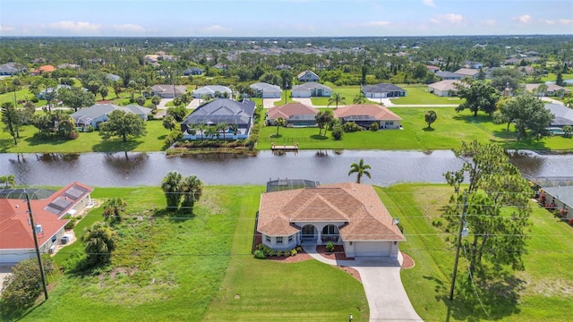 771 Rotonda Cir, Rotonda West, FL 33947 - aerial view of residential area featuring a large body of water