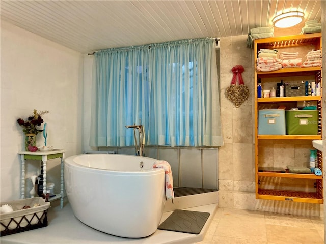 232 Darst Ave, Punta Gorda, FL 33950 - full bath featuring a freestanding bath