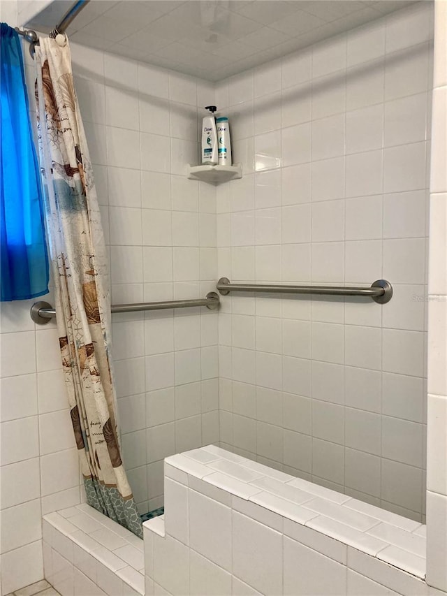 232 Darst Ave, Punta Gorda, FL 33950 - bathroom featuring a tile shower