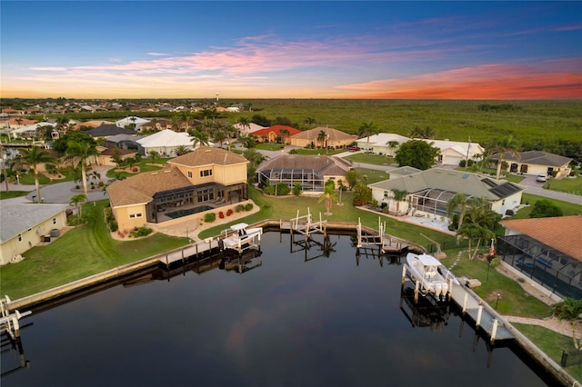 574 Macedonia Dr, Punta Gorda, FL 33950 - aerial view of residential area featuring a large body of water