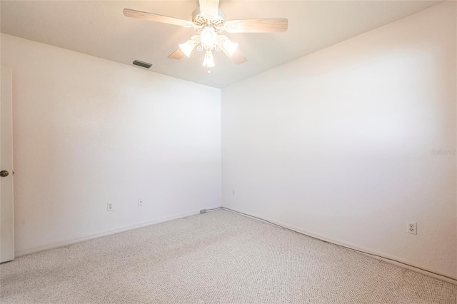 574 Macedonia Dr, Punta Gorda, FL 33950 - spare room with a ceiling fan and carpet flooring