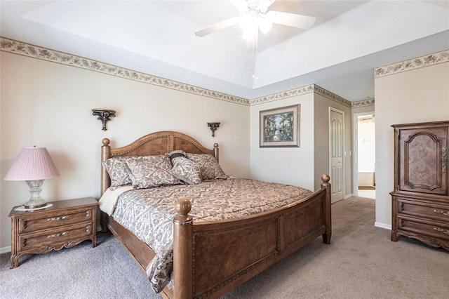 574 Macedonia Dr, Punta Gorda, FL 33950 - bedroom with light carpet and a ceiling fan
