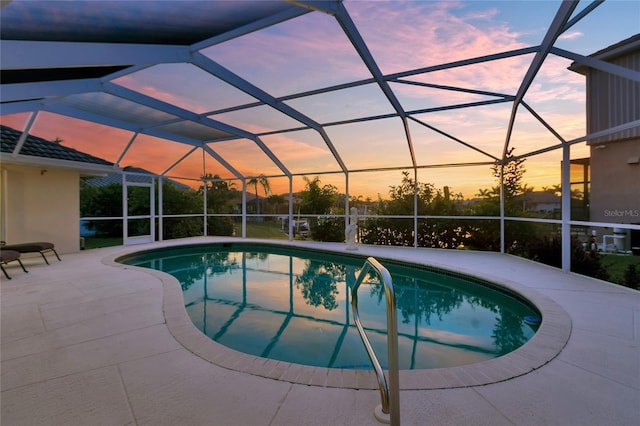 574 Macedonia Dr, Punta Gorda, FL 33950 - outdoor pool with a patio area and a lanai