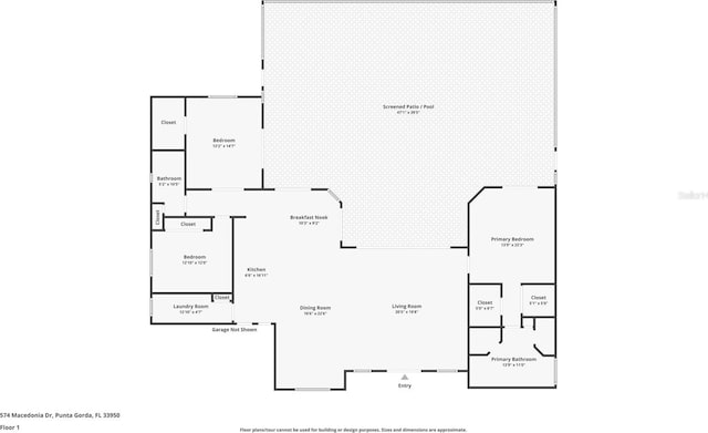 574 Macedonia Dr, Punta Gorda, FL 33950 - view of home floor plan