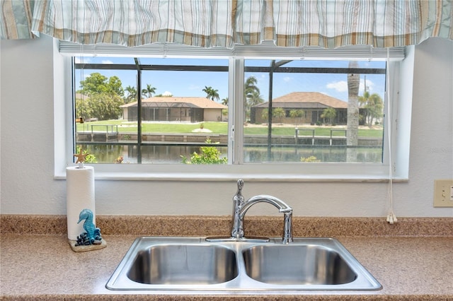 17103 Horizon Ln, Port Charlotte, FL 33948 - kitchen view of nearby water and a residential view