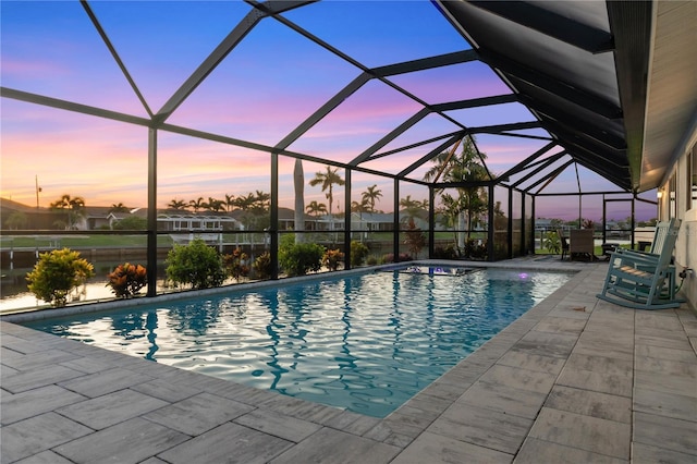 17103 Horizon Ln, Port Charlotte, FL 33948 - swimming pool with a patio and a lanai