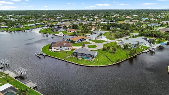17103 Horizon Ln, Port Charlotte, FL 33948 - aerial perspective of suburban area with a large body of water