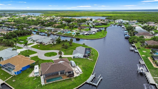17103 Horizon Ln, Port Charlotte, FL 33948 - aerial view of residential area with a nearby body of water