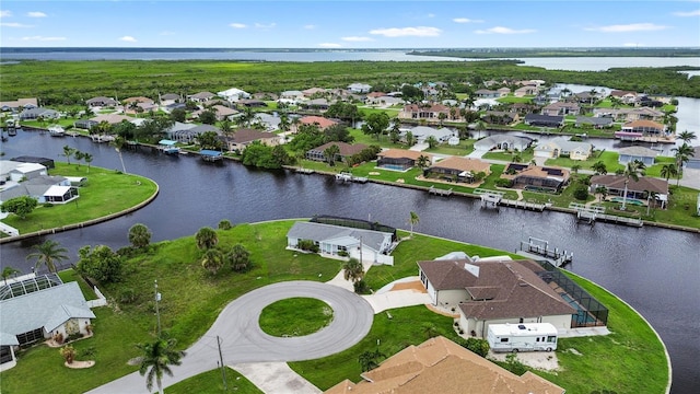 17103 Horizon Ln, Port Charlotte, FL 33948 - aerial perspective of suburban area featuring a nearby body of water