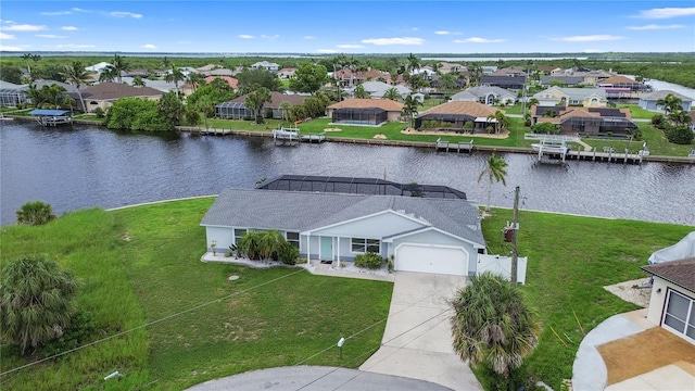 17103 Horizon Ln, Port Charlotte, FL 33948 - aerial view of residential area featuring a nearby body of water