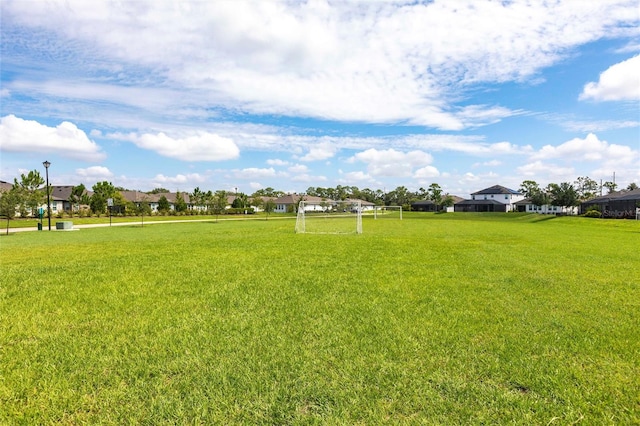 8516 Cache Dr, Sarasota, FL 34240 - view of yard with a sport area and a residential view