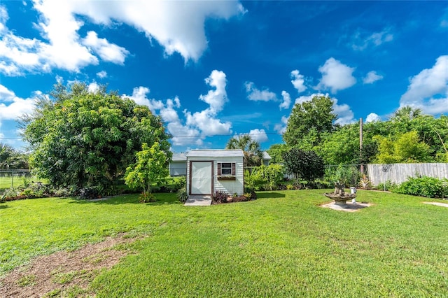 22559 Adorn Ave, Port Charlotte, FL 33952 - view of yard featuring a shed