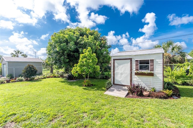 22559 Adorn Ave, Port Charlotte, FL 33952 - view of yard featuring a shed