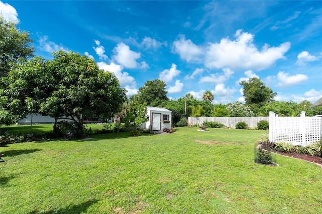 22559 Adorn Ave, Port Charlotte, FL 33952 - view of yard with a storage unit