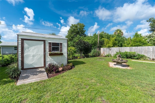 22559 Adorn Ave, Port Charlotte, FL 33952 - view of yard featuring a shed
