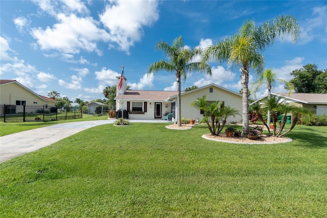 22559 Adorn Ave, Port Charlotte, FL 33952 - single story home with concrete driveway and a chimney