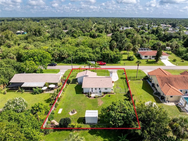 22559 Adorn Ave, Port Charlotte, FL 33952 - aerial view of property's location featuring property parcel outlined