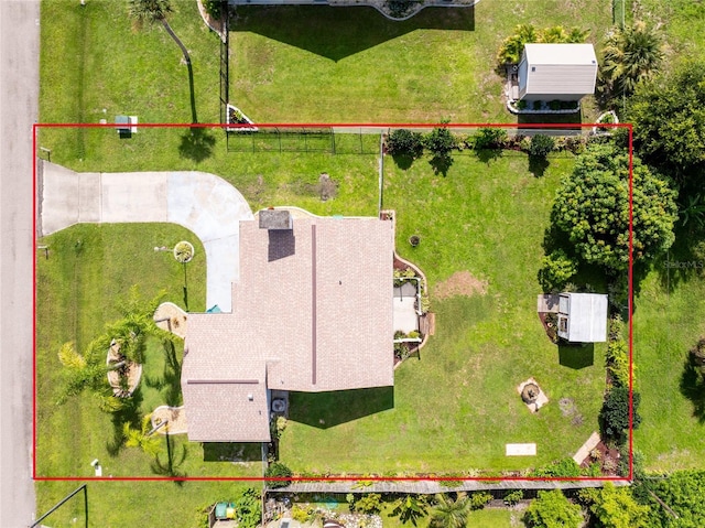 22559 Adorn Ave, Port Charlotte, FL 33952 - aerial view of property and surrounding area featuring property parcel outlined