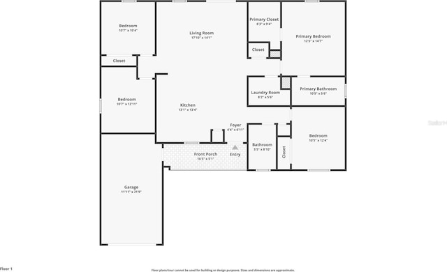 3435 W Price Blvd, North Port, FL 34286 - view of floor plan / room layout