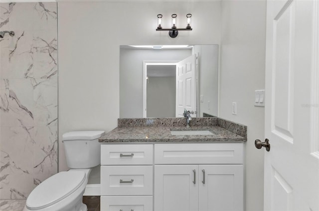 3435 W Price Blvd, North Port, FL 34286 - bathroom with vanity and a marble finish shower