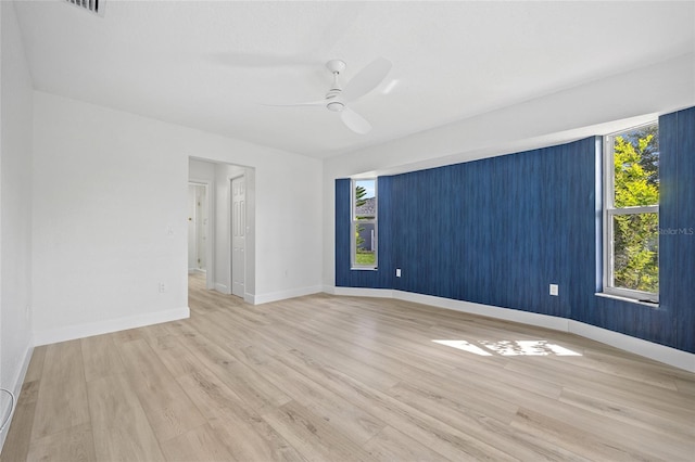 25451 Kowloon Ln, Punta Gorda, FL 33983 - unfurnished room with ceiling fan and light wood-style flooring
