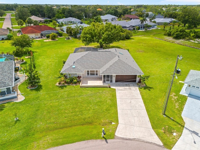 25451 Kowloon Ln, Punta Gorda, FL 33983 - aerial perspective of suburban area
