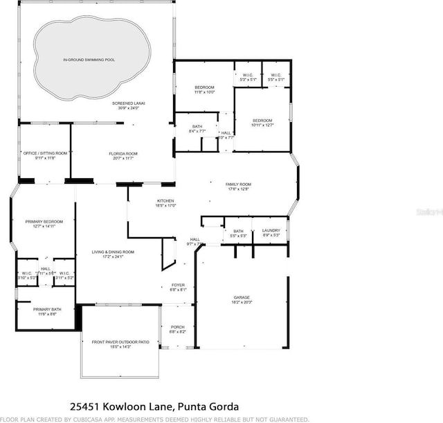 25451 Kowloon Ln, Punta Gorda, FL 33983 - view of home floor plan