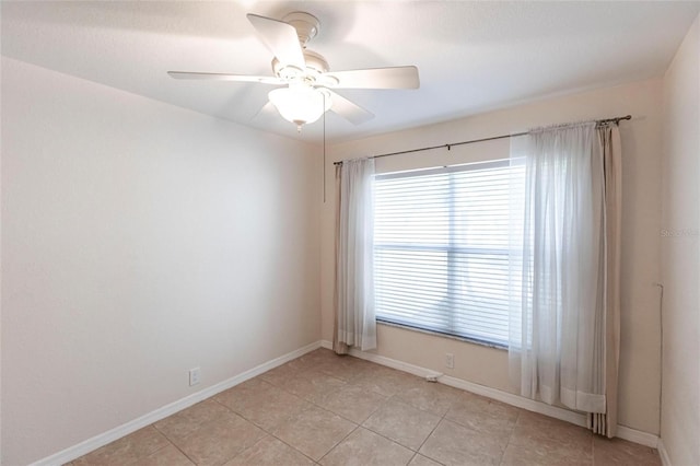 27102 Harbour Oaks Blvd, Punta Gorda, FL 33983 - unfurnished room with light tile patterned floors and a ceiling fan