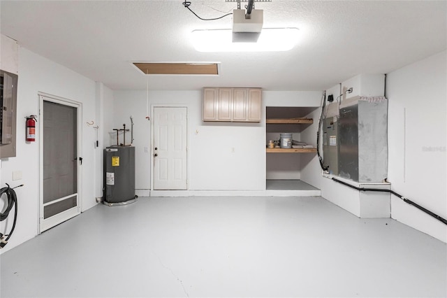 27102 Harbour Oaks Blvd, Punta Gorda, FL 33983 - garage featuring water heater and a garage door opener