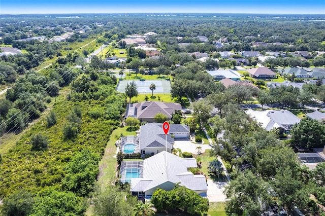 27102 Harbour Oaks Blvd, Punta Gorda, FL 33983 - aerial perspective of suburban area featuring a pool