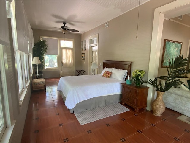 606 E Oak St, Arcadia, FL 34266 - bedroom with ceiling fan