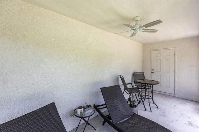 1710 Blackwood Cir, North Port, FL 34288 - view of patio with ceiling fan