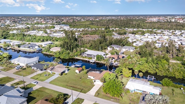 3425 Magnolia Way, Punta Gorda, FL 33950 - aerial view of property and surrounding area featuring a nearby body of water and nearby suburban area