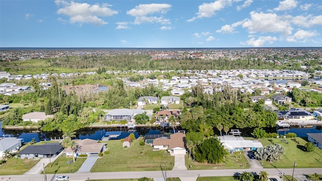 3425 Magnolia Way, Punta Gorda, FL 33950 - aerial overview of property's location featuring nearby suburban area and a large body of water