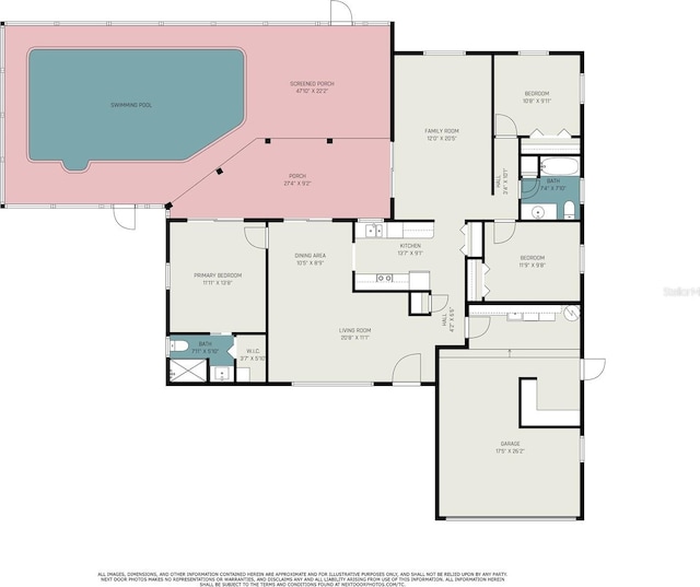 3425 Magnolia Way, Punta Gorda, FL 33950 - view of floor plan / room layout