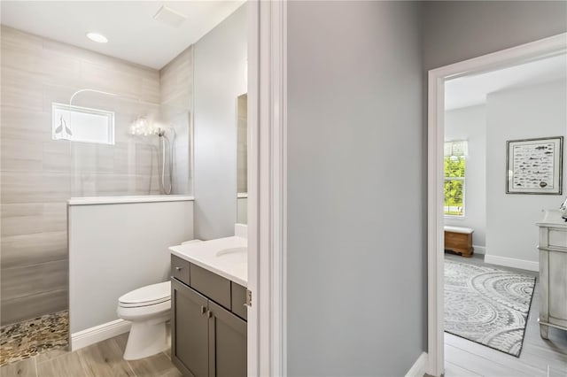 13416 Trascoro Ln, Port Charlotte, FL 33981 - full bath featuring vanity and a walk in shower