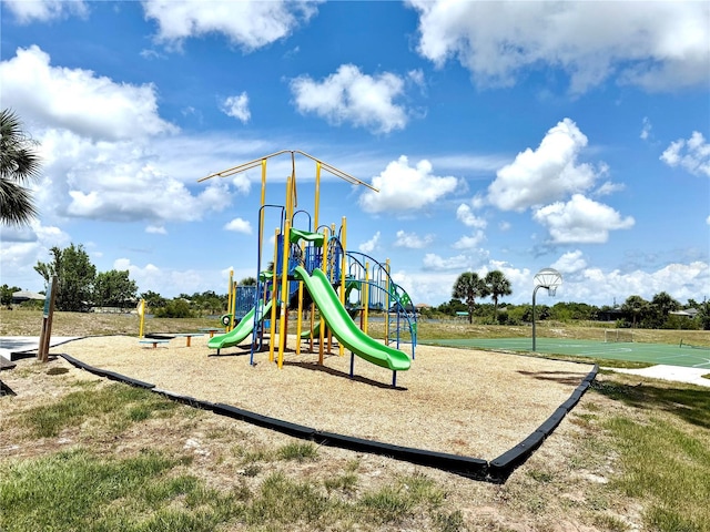 13416 Trascoro Ln, Port Charlotte, FL 33981 - community jungle gym with community basketball court