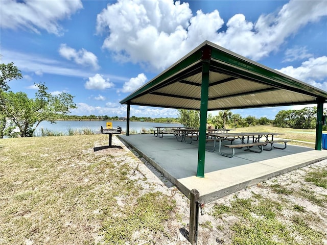 13416 Trascoro Ln, Port Charlotte, FL 33981 - view of community featuring a gazebo and a water view