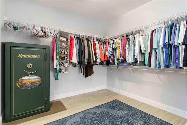 13416 Trascoro Ln, Port Charlotte, FL 33981 - walk in closet with wood finished floors
