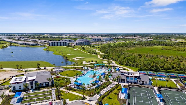 17565 Opal Sand Dr Unit 403, Venice, FL 34293 - aerial view of a large body of water and a golf course
