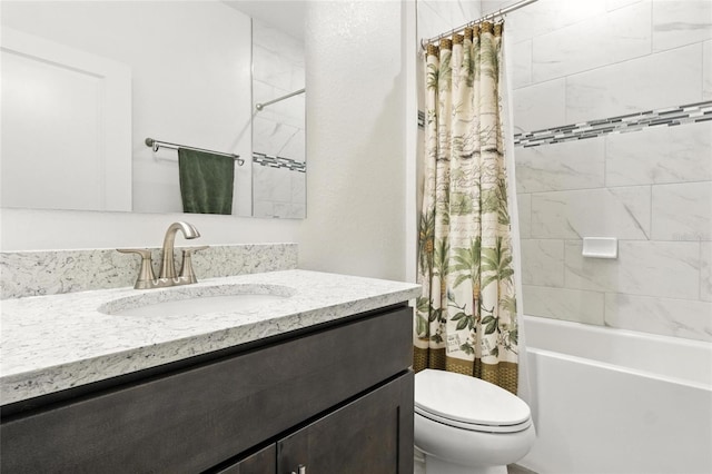 2456 Nabble Ln, North Port, FL 34288 - full bathroom featuring vanity and shower / bathtub combination with curtain