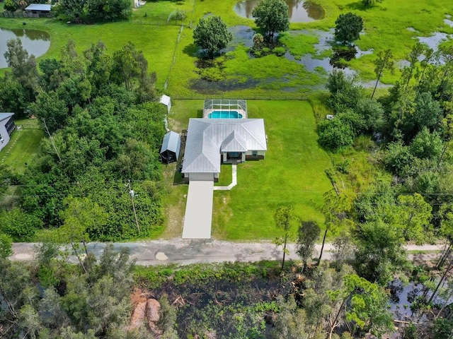 9761 Councilor Ln, North Fort Myers, FL 33917 - aerial view of property and surrounding area featuring a large body of water