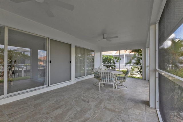 16 Tropicana Dr, Punta Gorda, FL 33950 - sunroom / solarium with ceiling fan