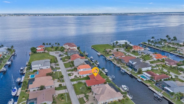 16 Tropicana Dr, Punta Gorda, FL 33950 - aerial view of residential area with a nearby body of water