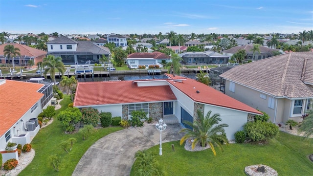 16 Tropicana Dr, Punta Gorda, FL 33950 - aerial perspective of suburban area featuring a large body of water