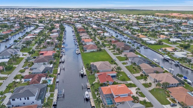 16 Tropicana Dr, Punta Gorda, FL 33950 - aerial perspective of suburban area with a large body of water