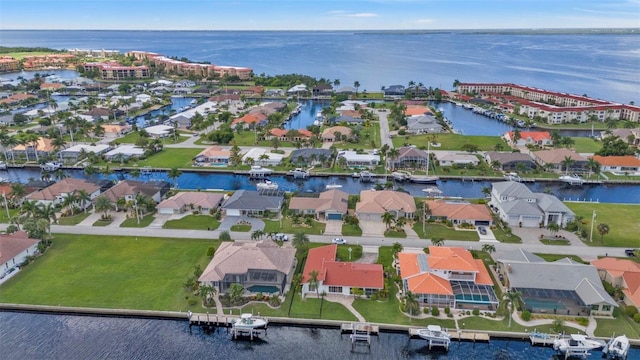 16 Tropicana Dr, Punta Gorda, FL 33950 - aerial perspective of suburban area with a large body of water