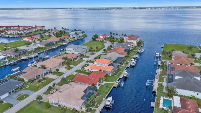 16 Tropicana Dr, Punta Gorda, FL 33950 - aerial perspective of suburban area featuring a large body of water