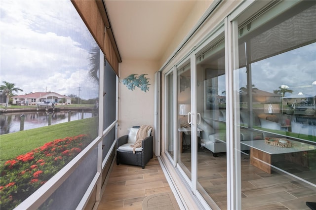 1080 Bal Harbor Blvd Unit 5B, Punta Gorda, FL 33950 - balcony with a water view and a residential view