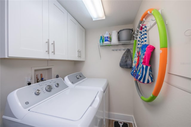 1080 Bal Harbor Blvd Unit 5B, Punta Gorda, FL 33950 - laundry room with separate washer and dryer and cabinet space